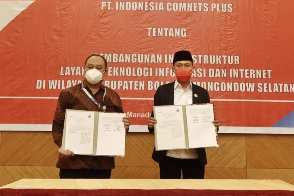 Internet, Fiber Optik, 81 Desa, PT Indonesia Comnets Plus
